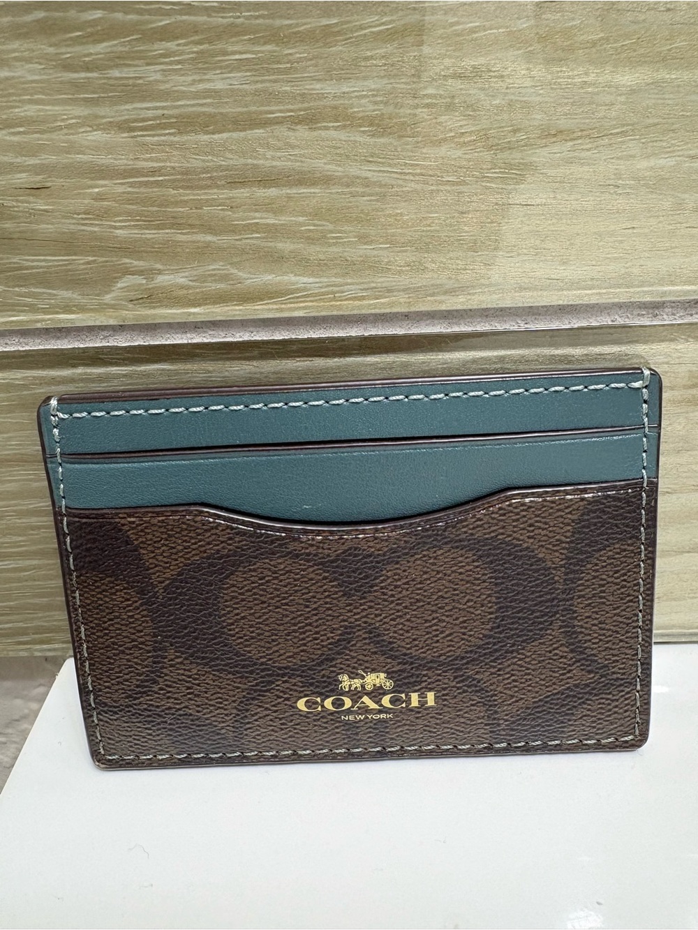 Coach card holder EUC